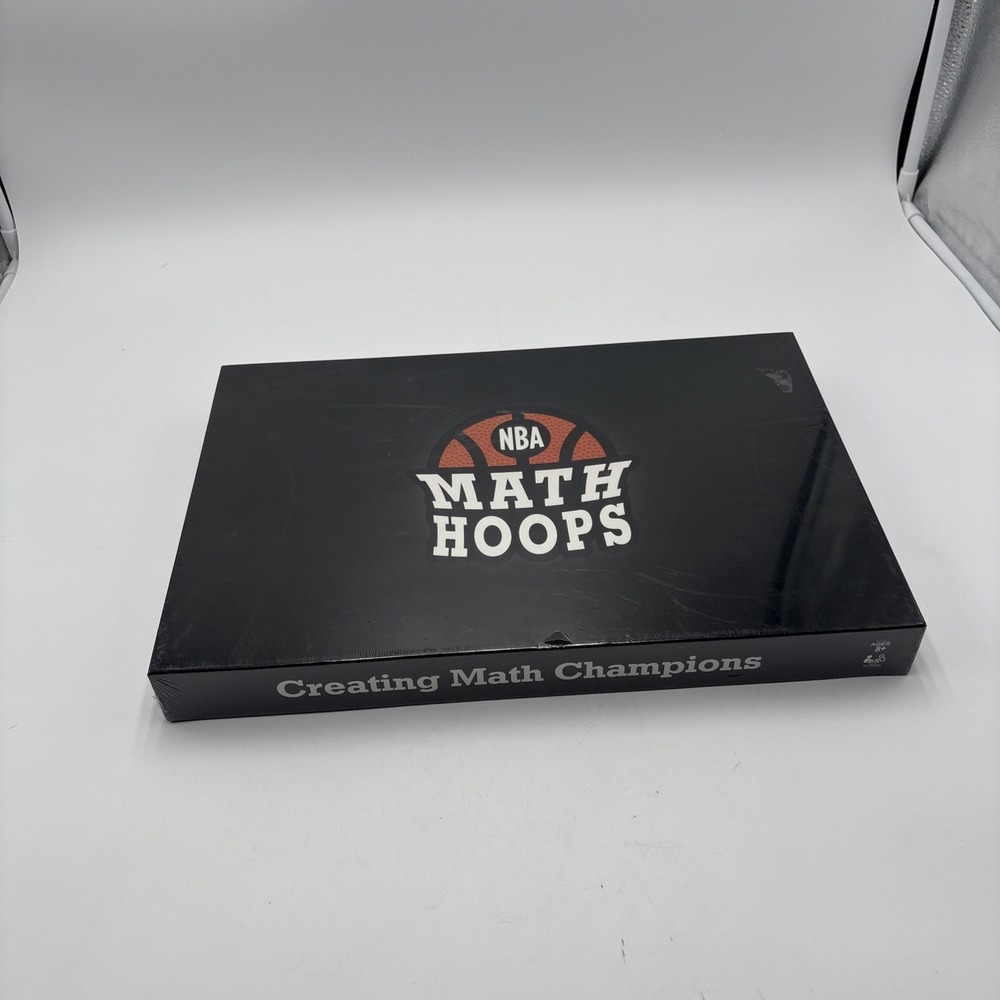 NBA Math Hoops Basketball Board Game Champions Learn Fresh NEW Sealed Box 2018